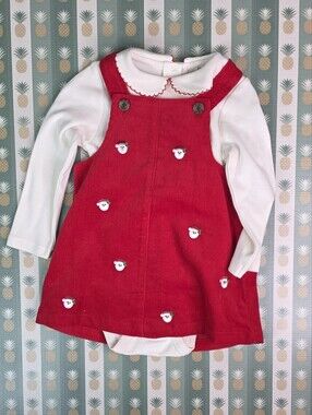AdventureWear360 Corduroy Santa Dress with Bodysuit